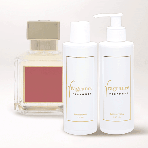 Navdihnjen po Kurkdjian Baccarat Rouge 540 - Komplet za Telo